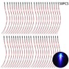50pcs LED Diode Light, 12V 3mm Round Head Purple Light