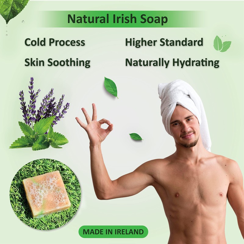 The Black Stuff All Natural Bar Soap for Men Handmade