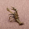 Kisangel Brass Lobster Figurine Feng Shui Statue Wealth Good Luck