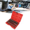 Unbranded 25-Piece Easy Out Screws Bolt Extractor Socket Set Hex