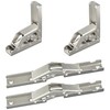 4 PCS 90-Degree Foldable Hinges for Cabinets
