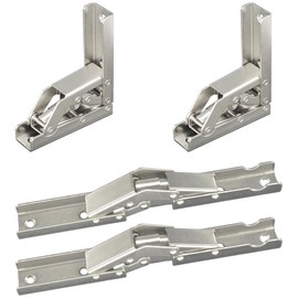 4 PCS 90-Degree Foldable Hinges for Cabinets