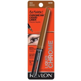 Revlon So Fierce Liquid Chrome Ink Liquid Liner 902 Bronzage
