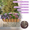 Halatool 36" Coco Liners for Planters, 2 Pack Coconut Fiber