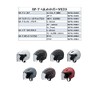 Yamaha 90791-49844 Motorcycle Helmet Ventilation SF-7 Lewinds Front Vent Black