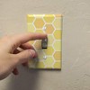 GRAPHICS & MORE Yellow Honeycomb Pattern Plastic Wall Decor Toggle