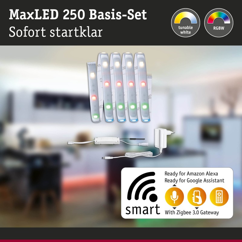 Paulmann 78865 LED Stripe MaxLED 250 Basic Set Smart Home