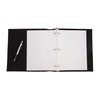 Executive Binder, English Leather, Hand Stitching and Ribbed Spine, Heavy