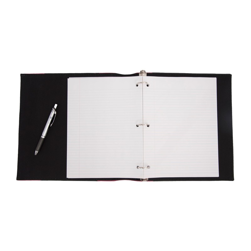 Executive Binder, English Leather, Hand Stitching and Ribbed Spine, Heavy