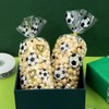 Boerni 100PCS Soccer Treat Bags, Football Star Medal Print 2