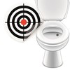 12 x Toilet Stickers for School Catering Equipment Pub Practice