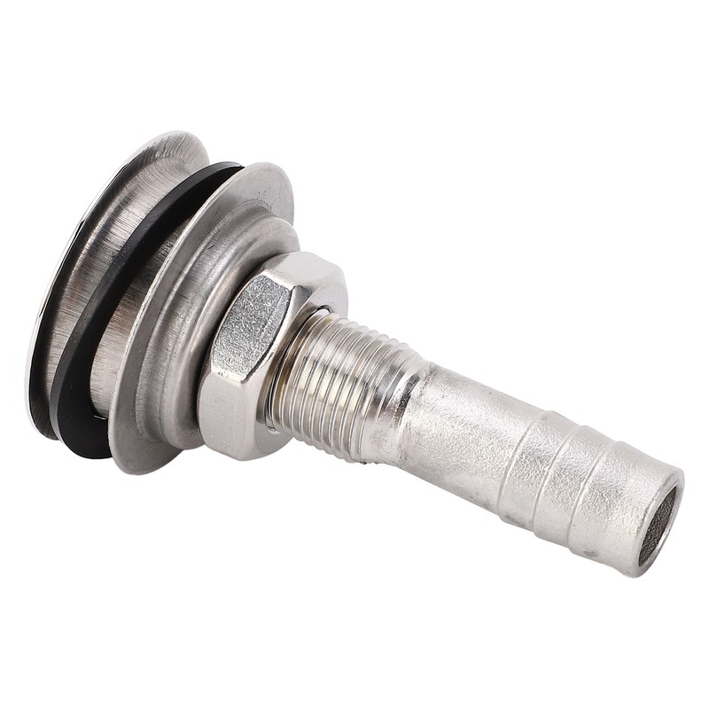316 Stainless Steel Straight Thru Hull Valve Fitting 16mm Vent