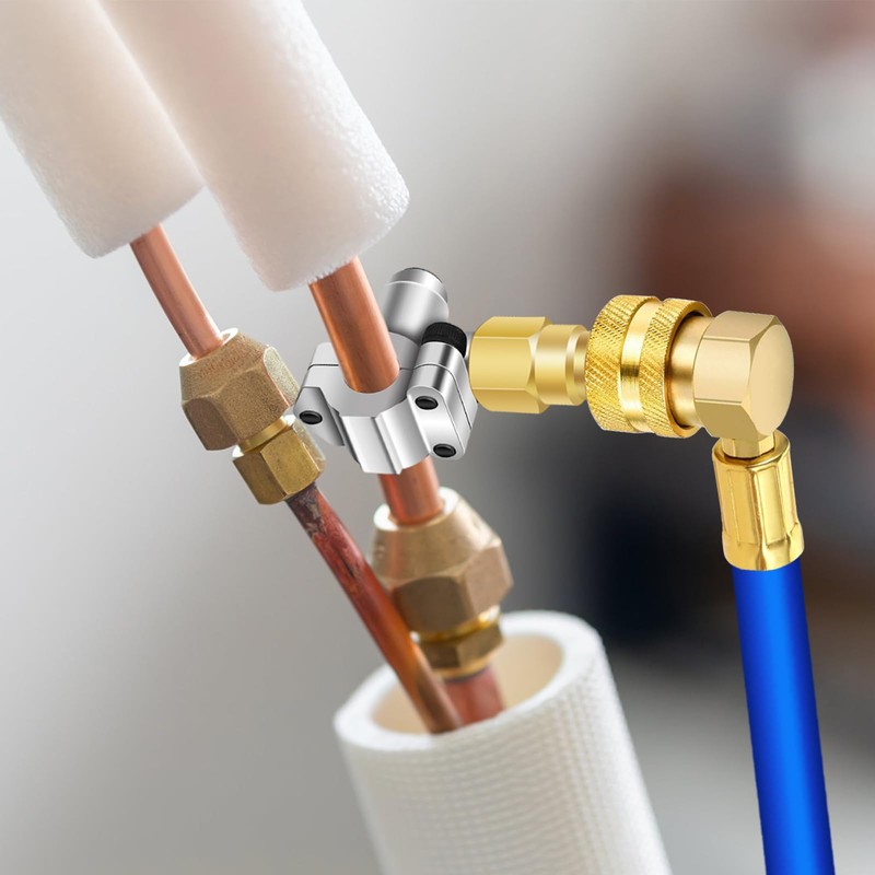 A/C Retrofit Valve Kit-Refrigerant Retrofit Valve Set, with R12 to