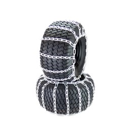 (2) Snow Chains 23x8.50-12 Tire 2 Link Pair
