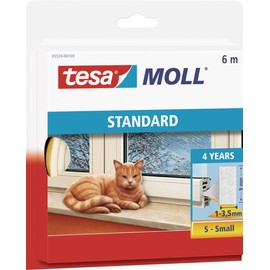 tesamoll Durable Foam for Window Gaps, 1 - 3.5 mm, 05559-00100-00