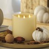 Luminara Tri-Flame Flameless LED Candle, Ivory 5.8" x 5.7", Moving