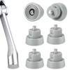 6pcs Door Stopper Replacement Rubber Tips, Door Stop Bumper Tips