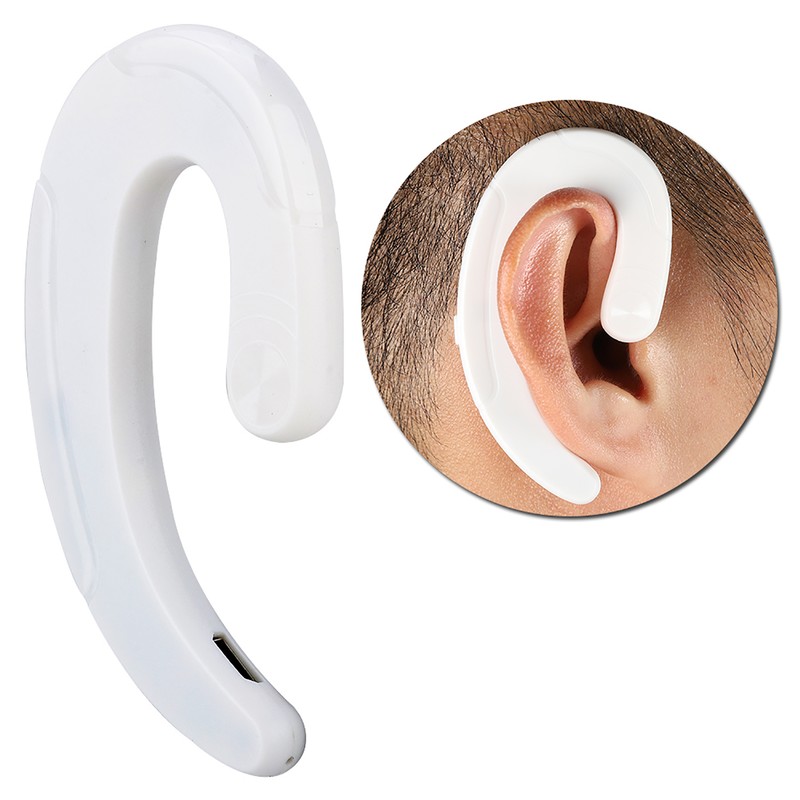 HBQQ25C Handsfree Bluetooth Waterproof Wireless Sport Headset with Mic White
