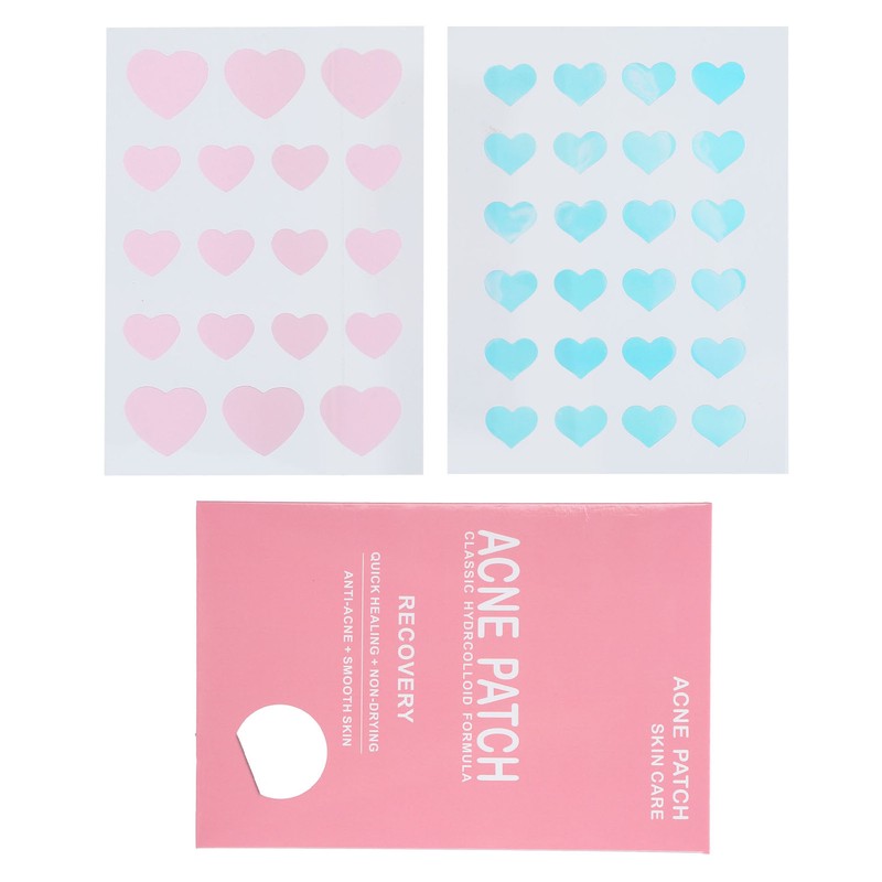 42pcs Pimple Healing Patches Reduce Swelling Diminish Blemishes Heart Shaped