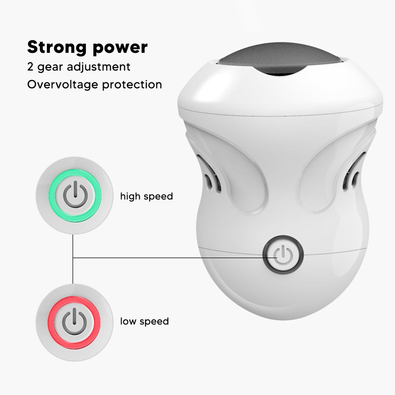 Electric Feet Callus Remover Wireless Portable Rechargeable Foot File Pedicure