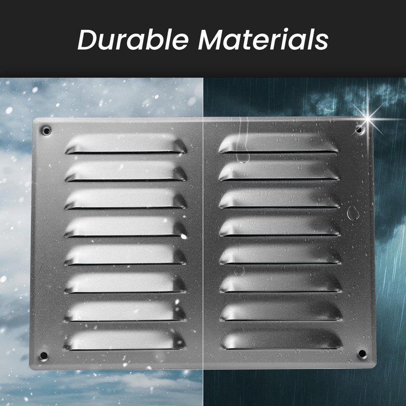 10" x 4" Inch - Anthracite Air Vent Cover -