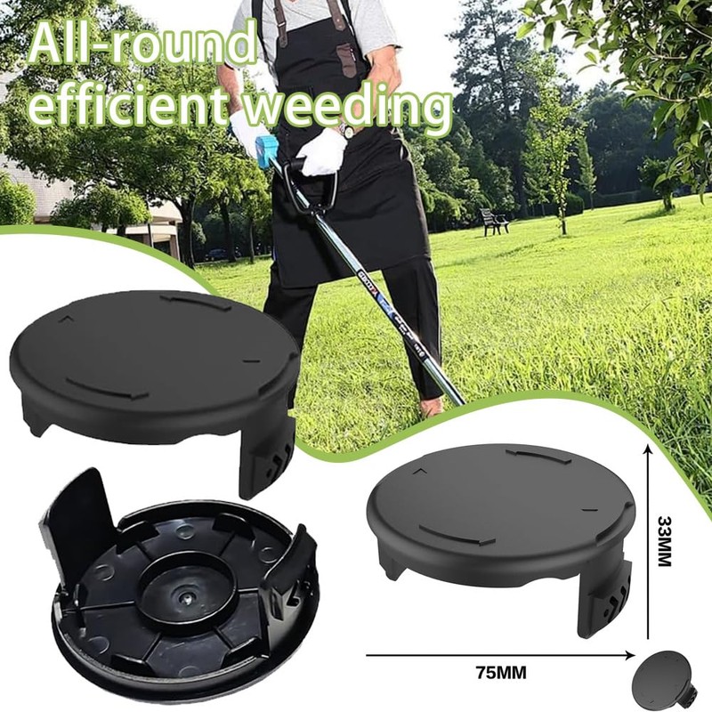 Pack of 4 Grass Trimmer Spool Covers Compatible with Bosch