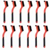 Aiuulu 12 Pcs Nylon Brushes for Cleaning, Non-Scratch Small Stiff