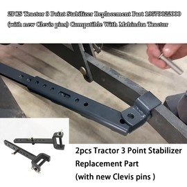 2PCS Tractor 3 Point Stabilizer Replacement Part 19573022000 (with new Clevis pins) Compatible With Mahindra Tractor (Paint finish)