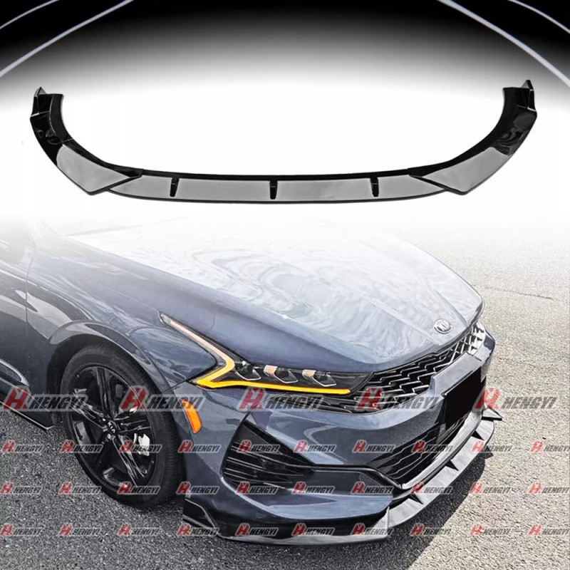 JES Motorsport Front Bumper Lip Splitter Chin Spoiler Gloss Black
