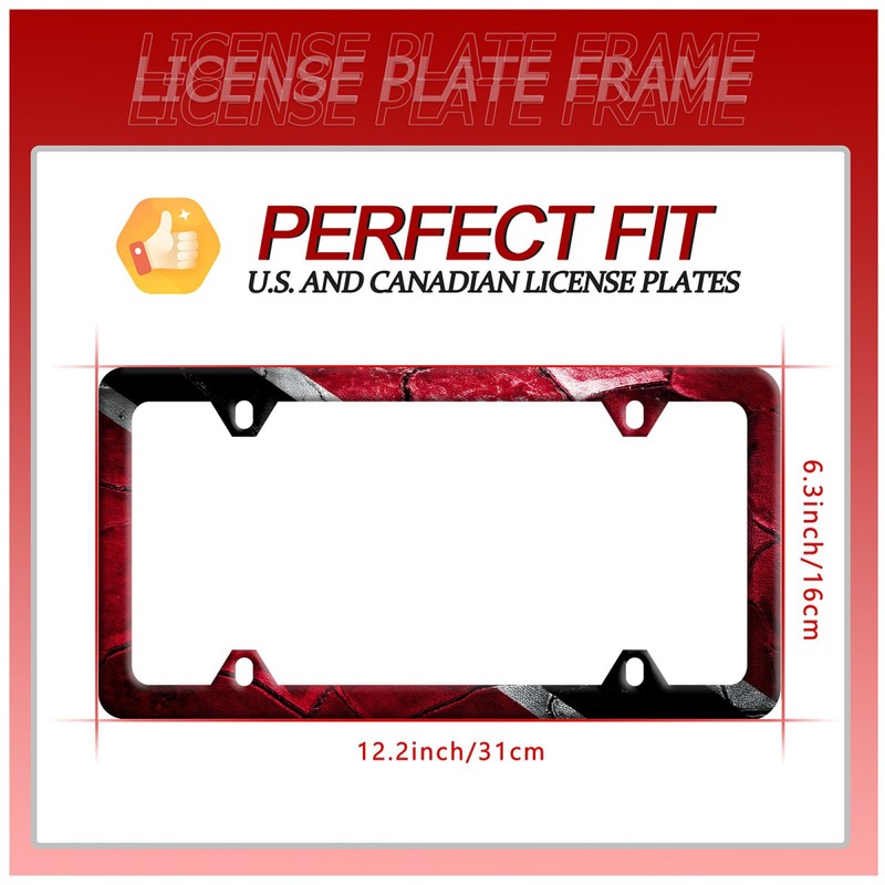 Personalise Trinidad and Tobago Flag License Plate Frame Patriotic License