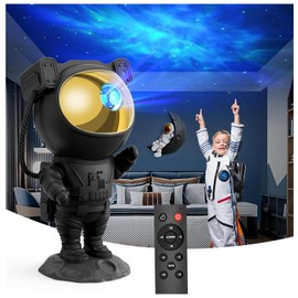 Lalolee Astronaut Galaxy Projector Night Light - Robot Projector with Timer and Remote, Night Light for Kids Room Decor, Christmas, Birthdays, Valentine's Day Gift