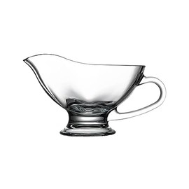 Dajar Gravy Boat Glass, Transparent, 19 x 8.8 x 11 cm
