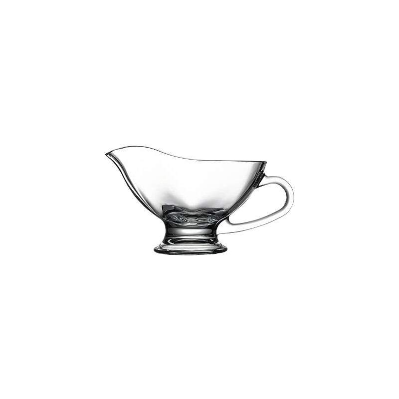 Dajar Gravy Boat Glass, Transparent, 19 x 8.8 x 11