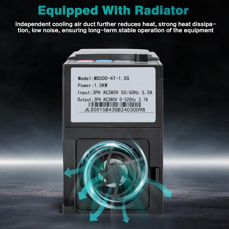 DEWIN Frequency Inverter 1.5 kW, 3 Phase Input 3 Phase