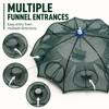 Portable Folding 6/8/16/20 Hole Automatic Fishing Trap for Fish, Shrimp