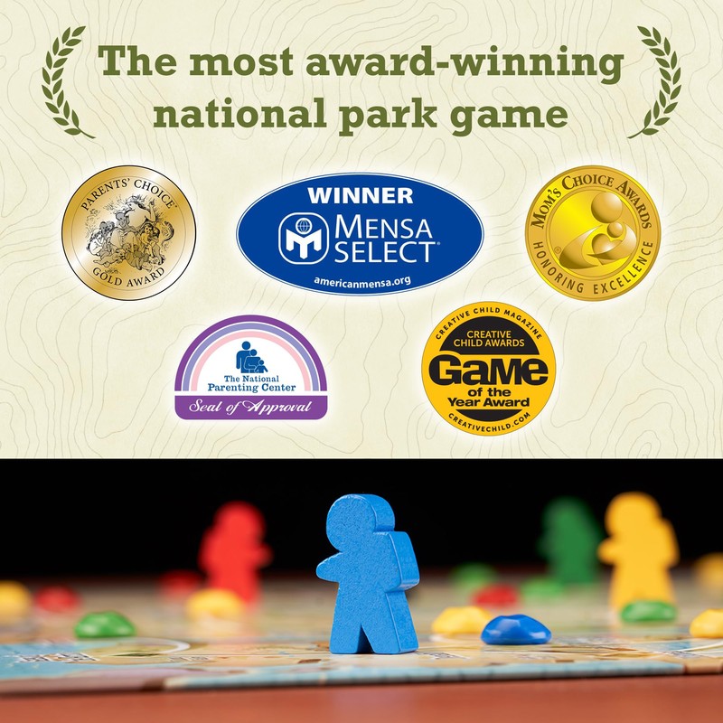 Underdog Games Trekking The National Parks - Award-Winning Family Board