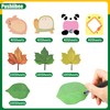 560 Sheets Cute Sticky Notes, Animal Sticky Notes Leaf Self-Stick