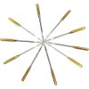 10Pcs Metal Sewing Machine Needles,Big Eye Sewing Machine Home Sewing