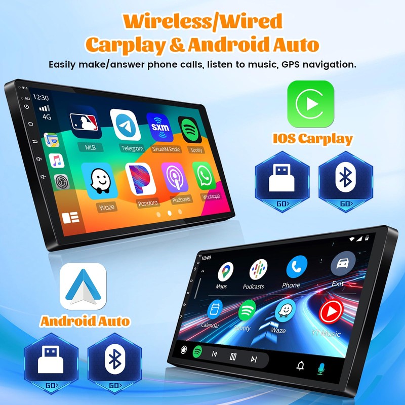 Roinvou 2+64G Android 10.1" Touch Screen for Jeep Liberty 2008-2012