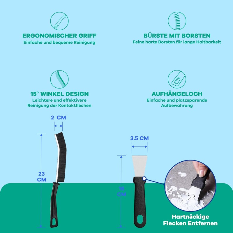 Surfela 5P Cleaning Brush, High Quality Multifunctional Gap Joint Brush