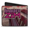Buckle-Down Nickelodeon Wallet, Bifold, Invader Zim GIR and Piggy Scene