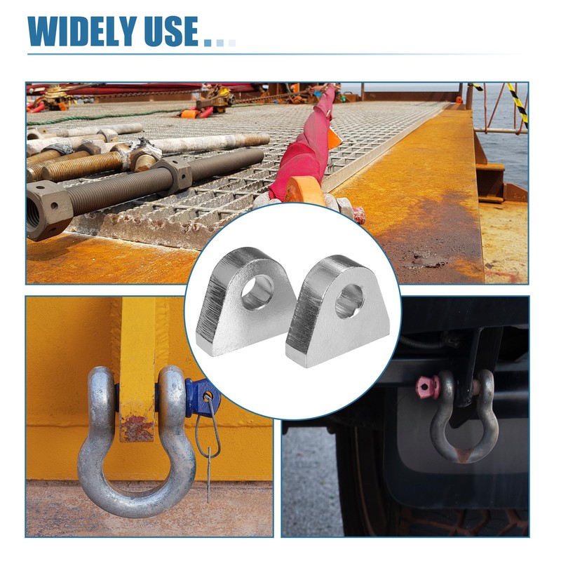 uxcell 2 Pcs Welded on Shackles Clevis Mount 1" Thickness