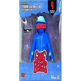 Lansay Gang Beasts - 1 Action Figure 11.5 cm - Blue Bear