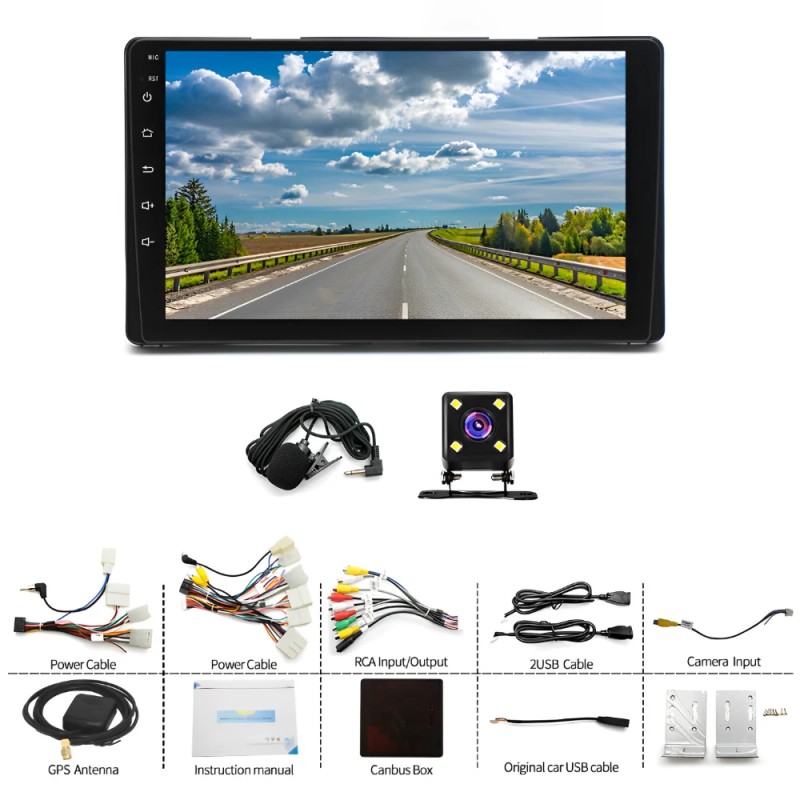 For Toyota Sienna 2015 2016 2017 2018 Carplay Android 13