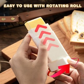 Roucerlin Butter Shaker, Butter Dispenser, Butter Dispenser, Butter Stick Holder, Spread Butter Evenly on Pancakes, Waffles, Toast (Applicator Pen) CN001