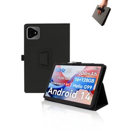 Case for ALLDOCUBE iPlay 60 Pro 11 inch Tablet Android 14 Tablet,UYRUREL Leather Slim Folding Stand Cover with Hand Strap Magnet for Men Women Full Protection,Black.