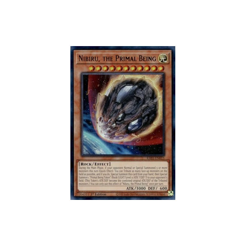 Nibiru, The Primal Being (UR) - RA01-EN015 - Ultra Rare