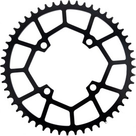 YBEKI Corona Bici 104BCD 32-52T | Alluminio Aeronautico 7075-T6 CNC | Design Narrow-Wide Anti-Caduta | Compatibile 8-11V MTB/Road | Rotonda/Ovale | Nero/Rosso