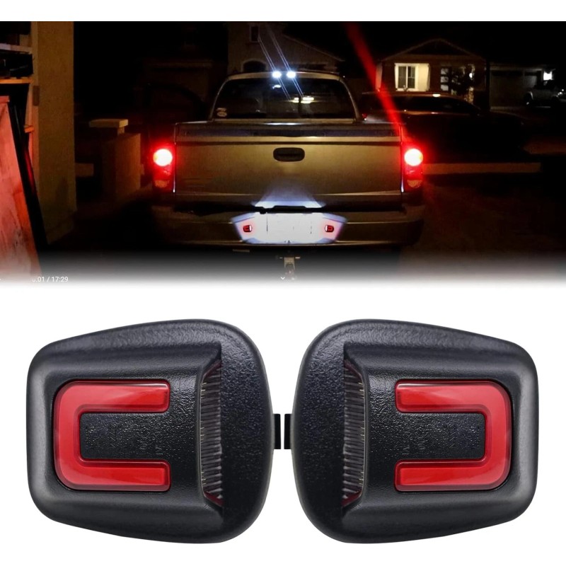 SP 3PCS For Dodge Dakota SLT 1997-2011 LED Third Brake