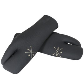 FELLOW Surf Gloves, Mitten-Shaped, Wetsuit, Surfing Mittens, 0.2 inches (5 mm), Cold Weather Specifications, Thermal Brushed, Men's, Women's, Japanese Standard, Heat Storage, L Size